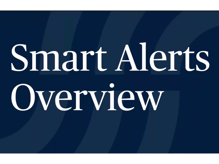 What Are Smart Alerts?