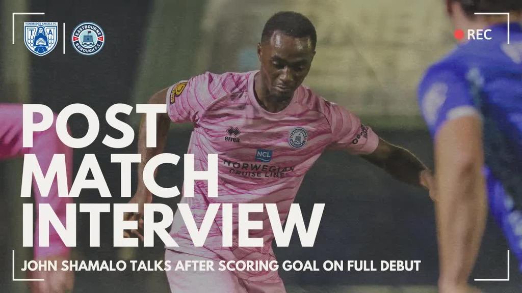 Post Match Interview: John Shamalo on his full debut goal