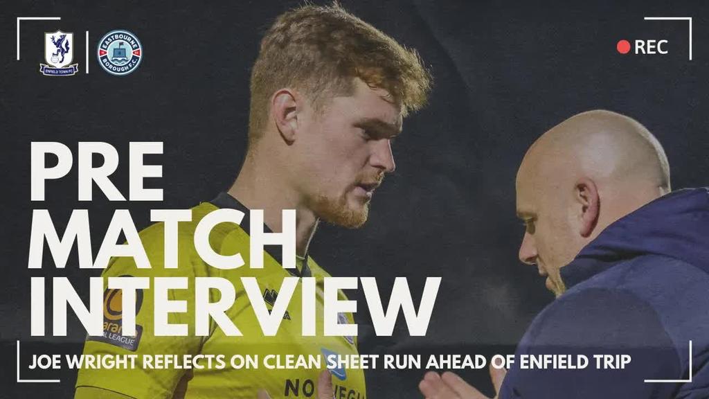 Pre Match Interview: Joe Wright off the back of 7 consecutive clean sheets