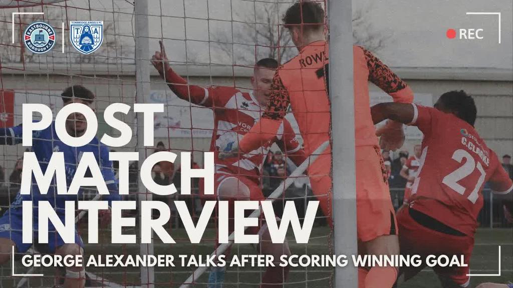 Post Match Interview: George Alexander on getting back amongst the goals