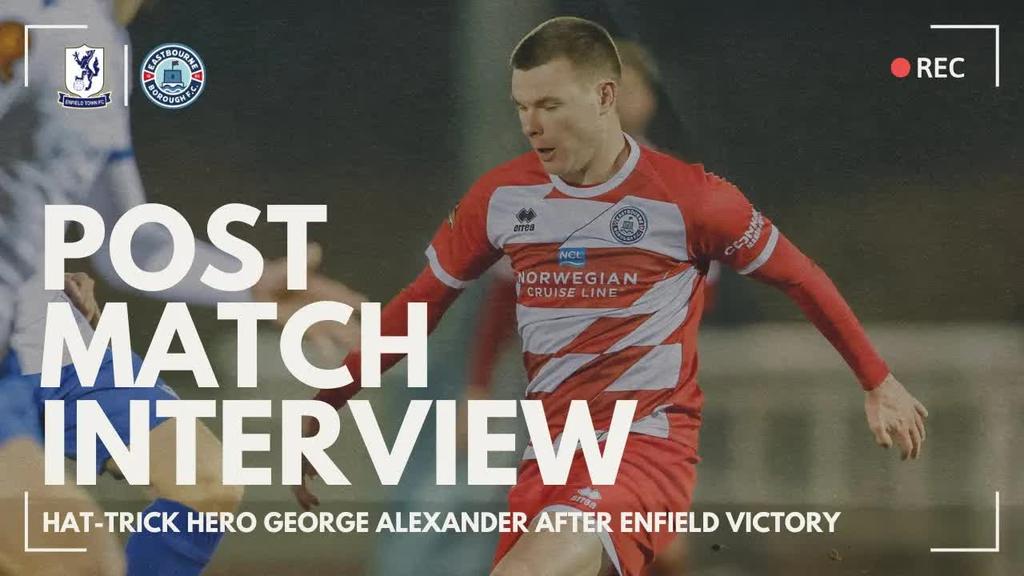 Post Match Interview: Hat-Trick-Hero George Alexander