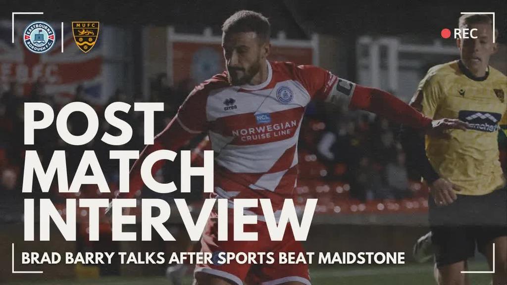 Post Match Interview: The Captain Brad Barry on a brilliant Tuesday Evening