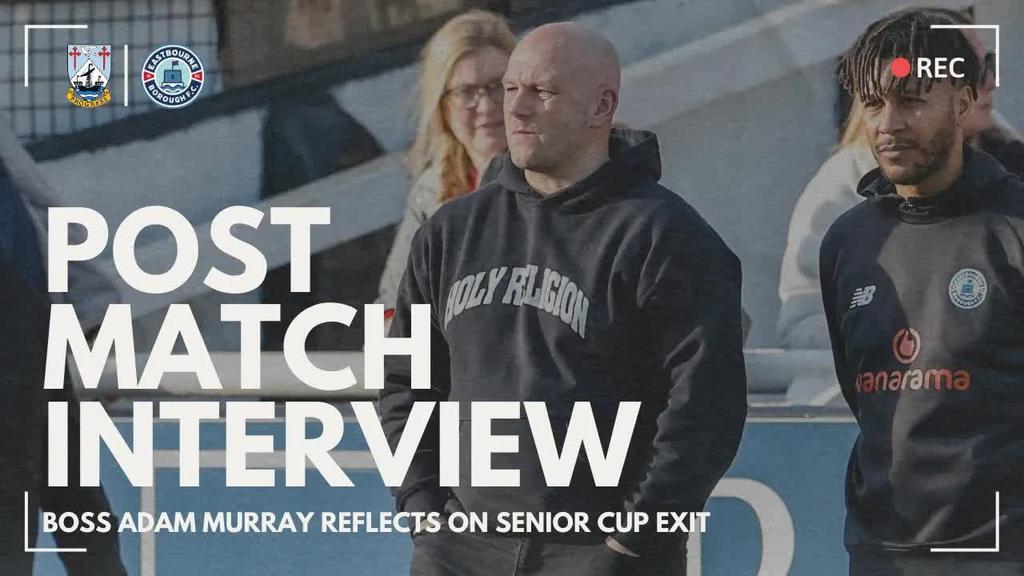 Post Match Interview: Adam Murray after cup defeat