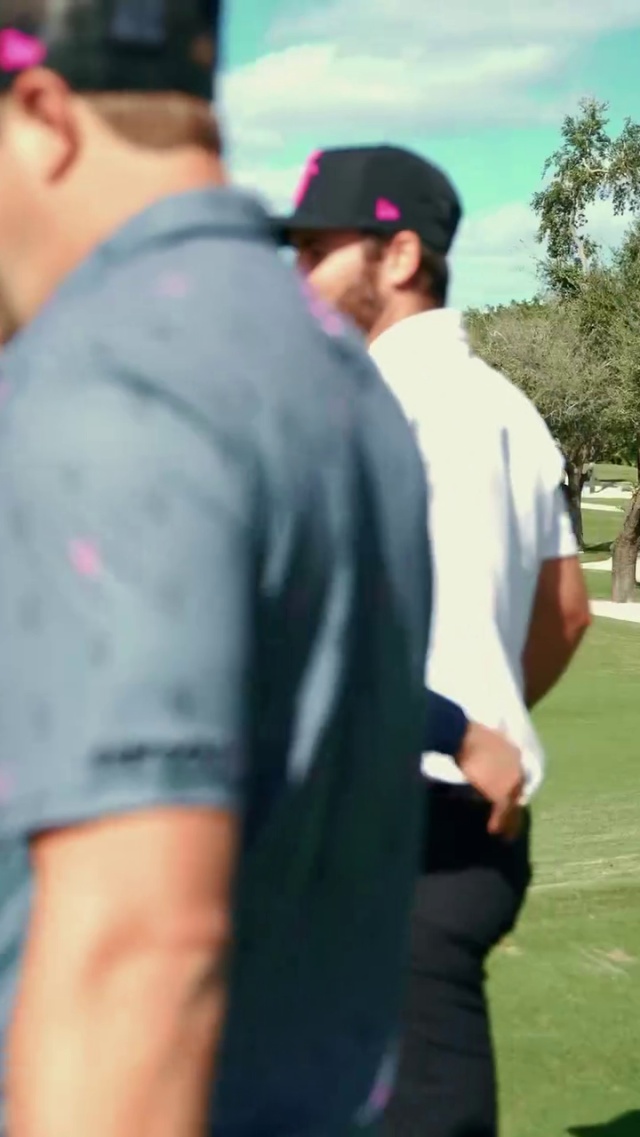 Two of our #GoatGang members won the chance to tee it up with Matt and Peter this January, and it was a great time