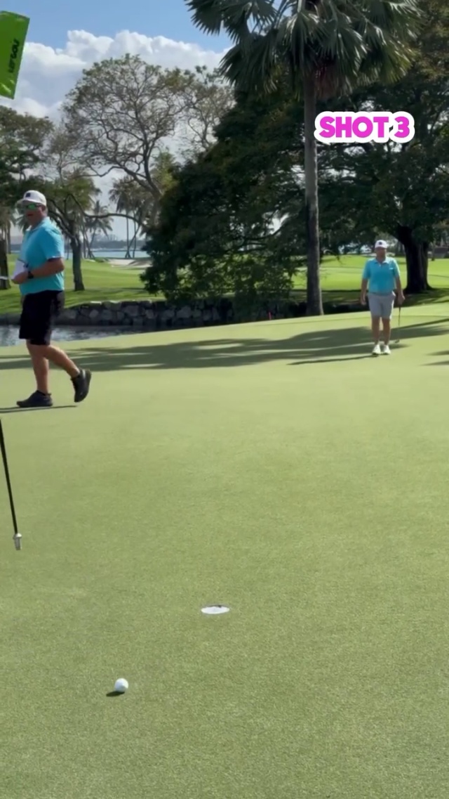 Here’s a sneak peek at Hole 4 this week as Ben & Matt go head-to-head in a 1v1 match🏌️‍♂️