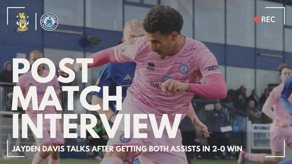 Post Match Interview: Jayden Davis on another stellar performance