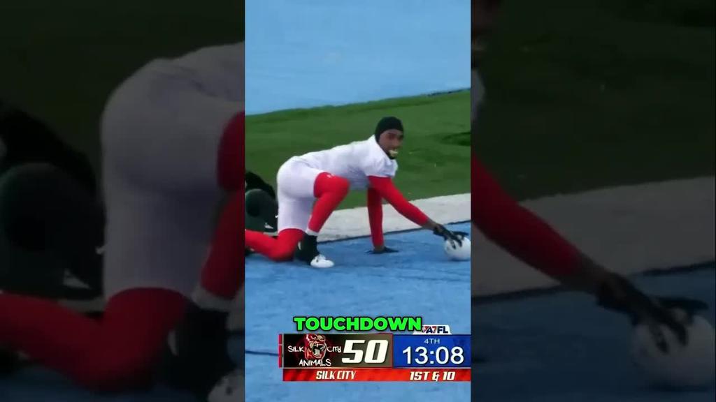 David Tender Drops a Dime! Animals QB Launches 40-Yard TD Bomb to WR Manual Diaz vs Paterson U!