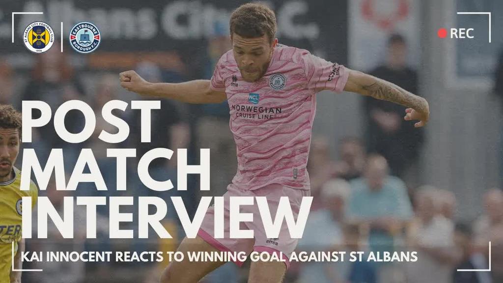 Post Match Interview: Goal Scorer Kai Woollard-Innocent
