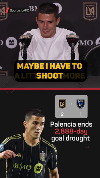 Palencia Breaks Drought :-)