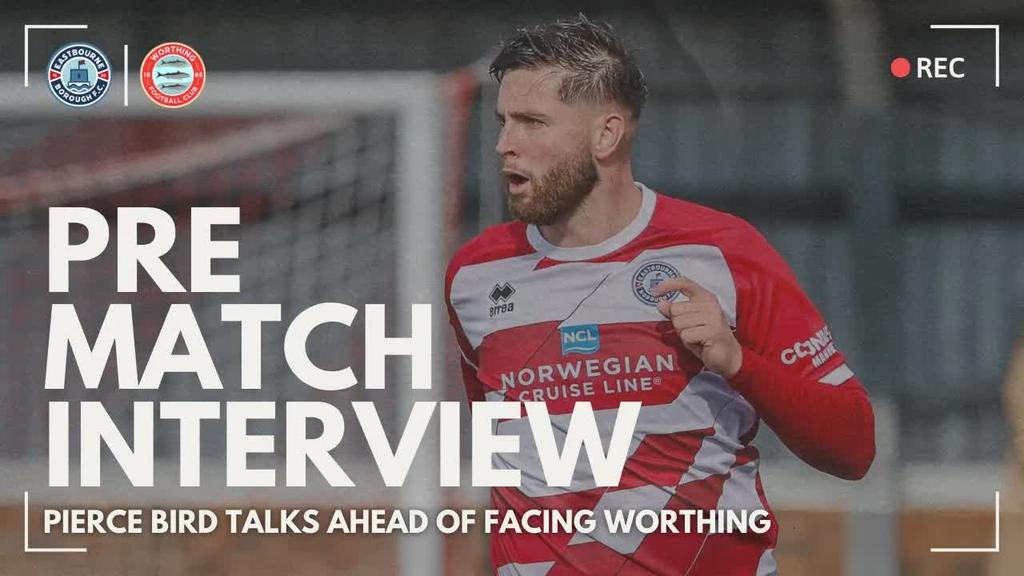 Bird prepares to fly against Worthing