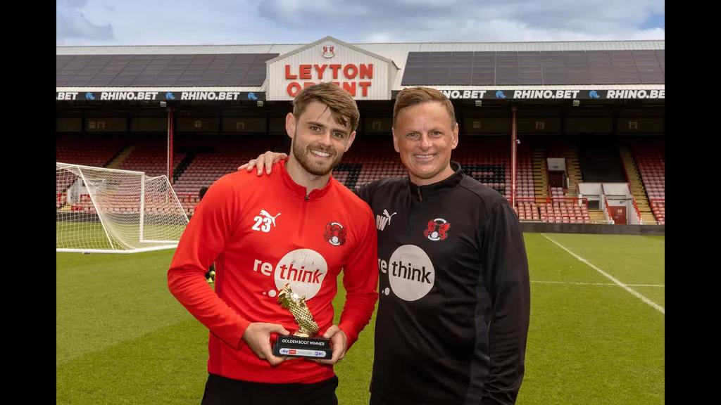 Charlie Kelman reacts to winning League One Golden Boot