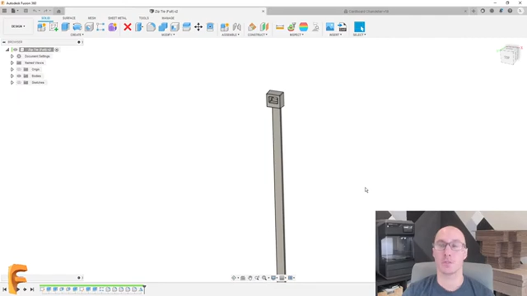 Setting up the custom file in Fusion 360