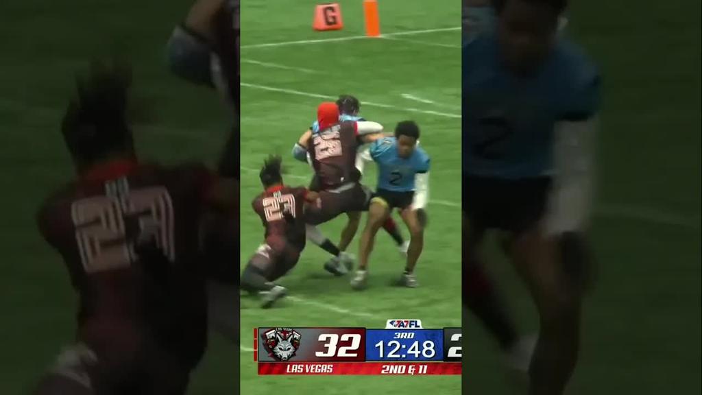 Codrington Connects with Kason Campbell on the Slant for Big Gain! Suplex Tackle by the Insomniacs!