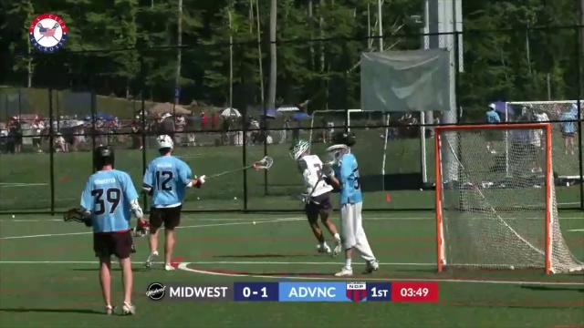  Midwest scores a goal in the 1st quarter to get #2 on the