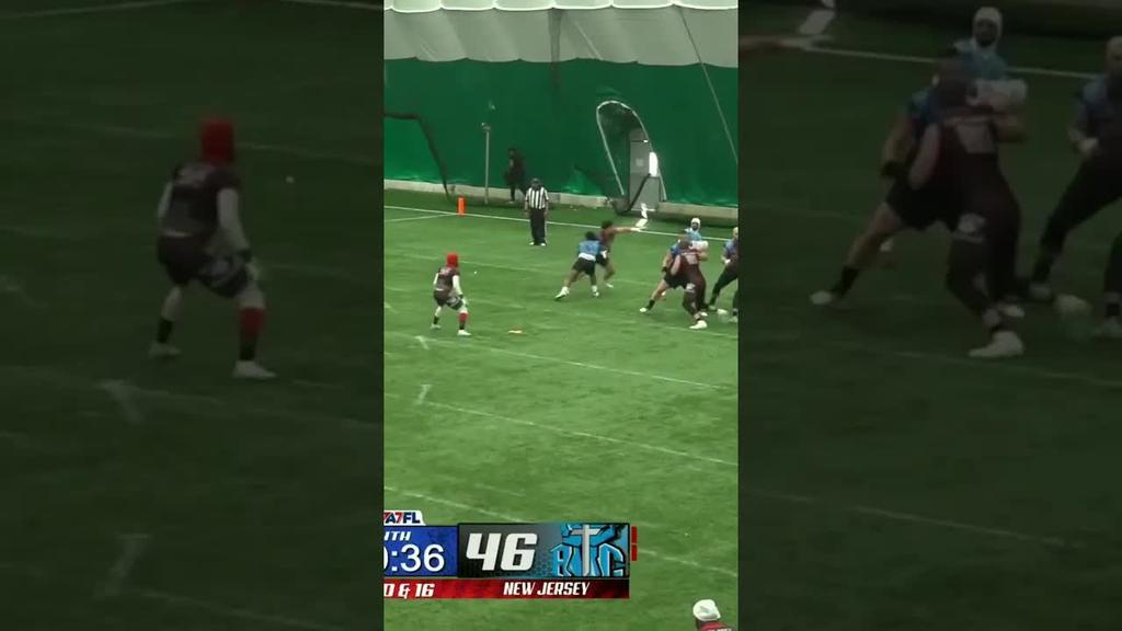 Sterry Codrington Delivers A Perfect Pass To Ashante Worthy On The Post Route For A Massive Gain!