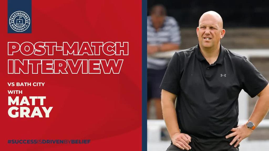 Post Match Interview: Matt Gray on defeat in Bath