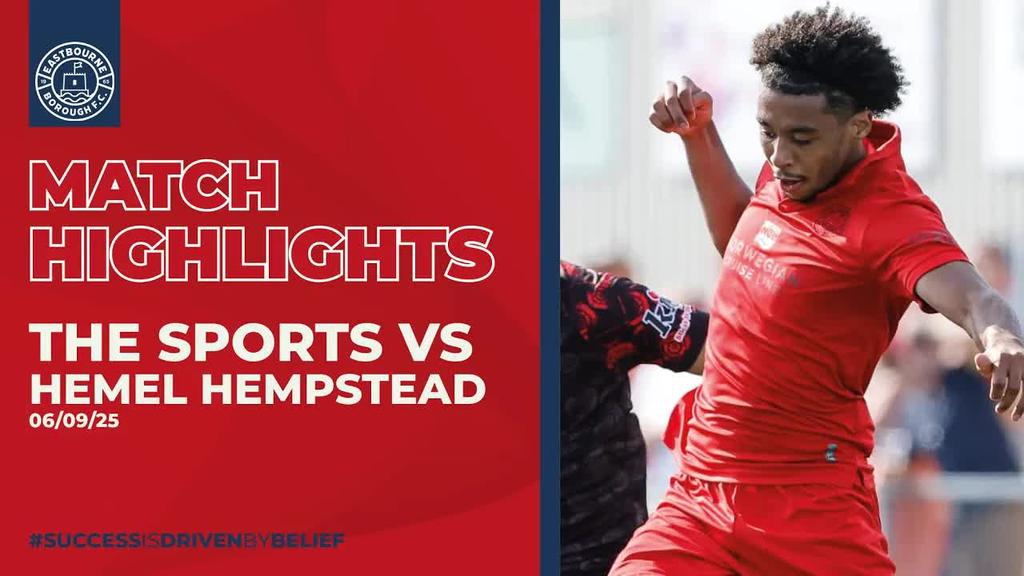 Highlights: Eastbourne Borough v Hemel Hempstead Town