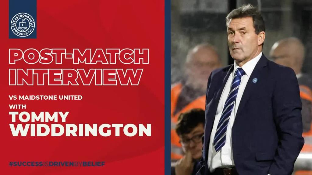Post Match Interview: Widdrington on Maidstone defeat.