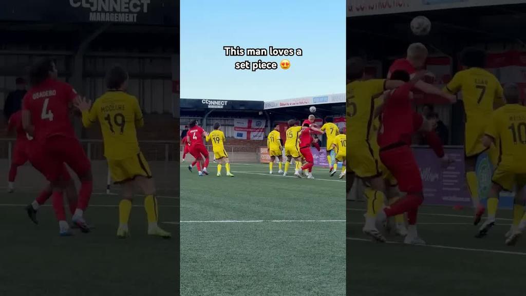 This man loves a set piece 😍