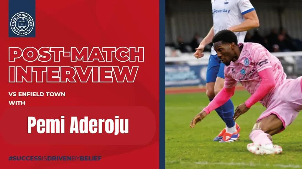 Post Match Interview: Pemi Aderoju on a fantastic brace