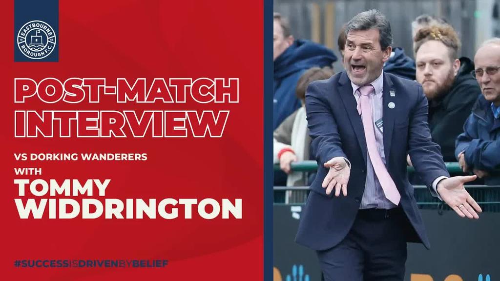 Post Match Interview: Tommy on narrow defeat to Dorking
