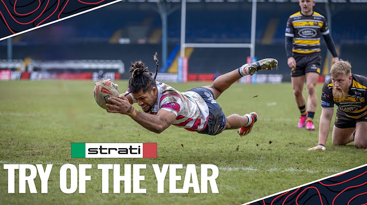 Vote for your Try of the Year