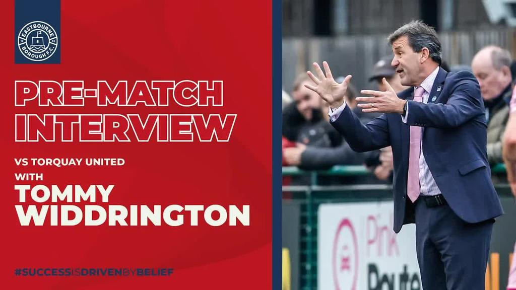 Pre Match Interview: Tommy Widdrington ahead of trip to Torquay