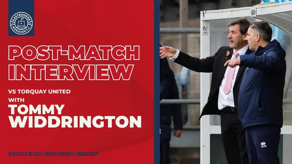 Post-Match: Tommy after Torquay loss