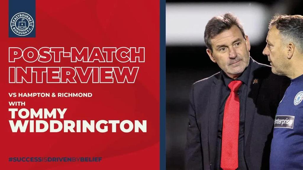Post Match Interview: Tommy after Borough hits for 6