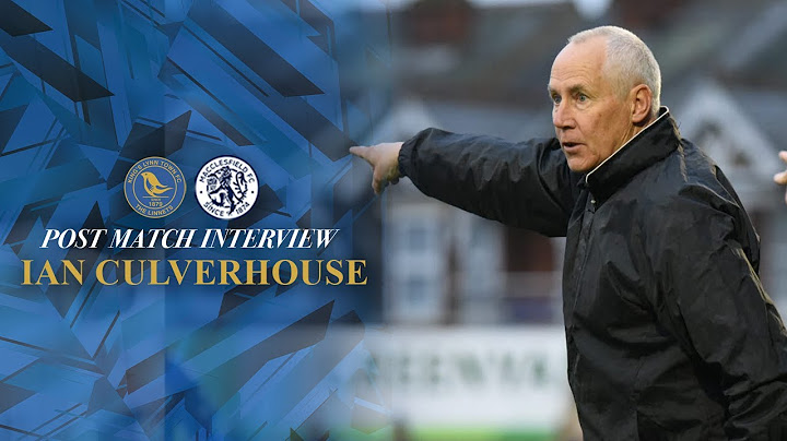 Ian Culverhouse post-Macclesfield (H)