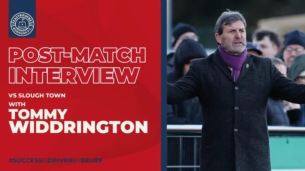 Post-Match Interview: Tommy on Slough loss