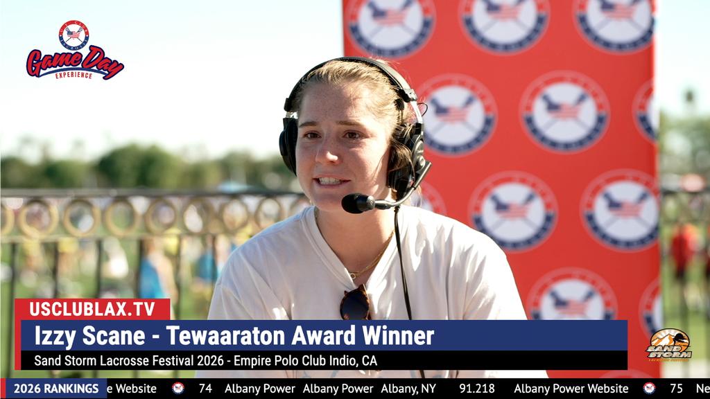 Izzy Scane - Tewaaraton Award Winner - 2026 Sand Storm Lacrosse Festival