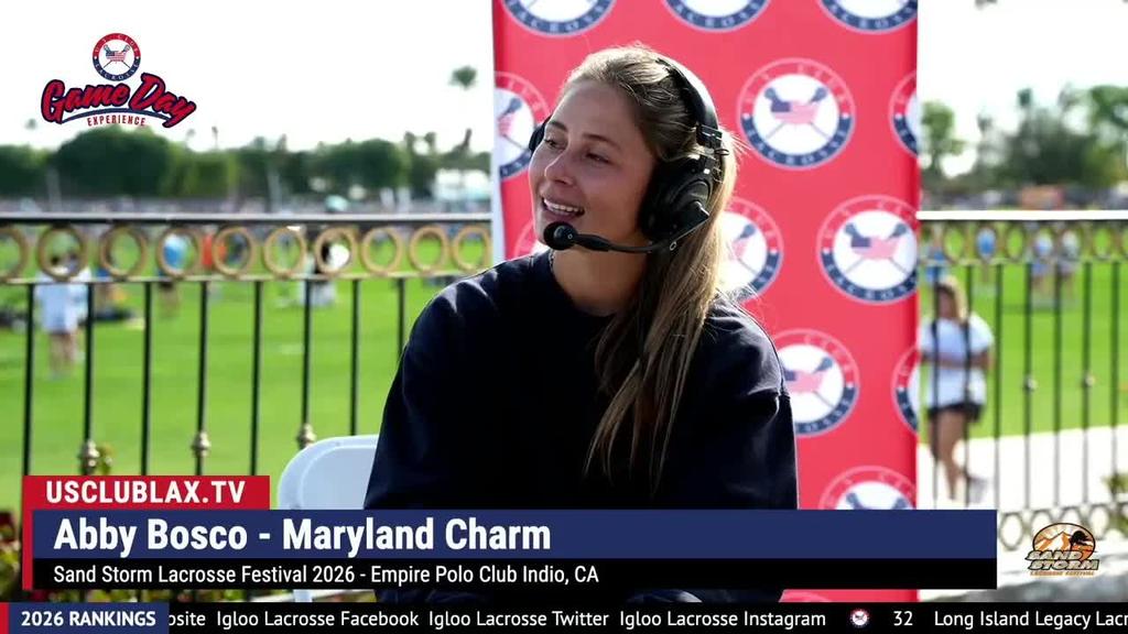 Abby Bosco Maryland Charm - 2026 Sand Storm Lacrosse Festival