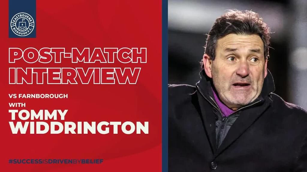 Post Match Interview: Tommy on Farnborough