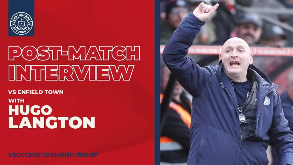 Post Match Interview: Hugo on Enfield