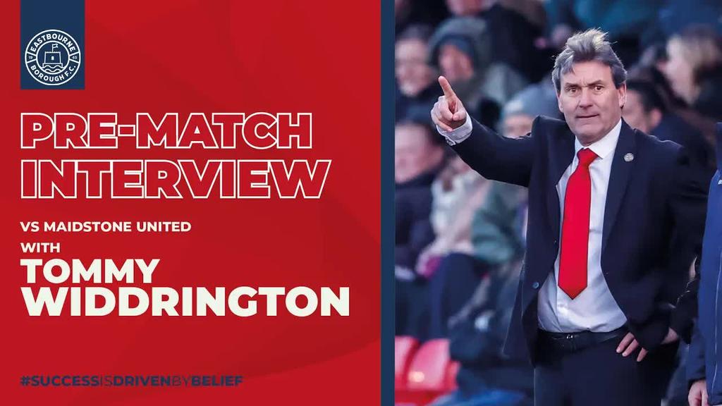 Pre-Match: Tommy looks ahead to Maidstone