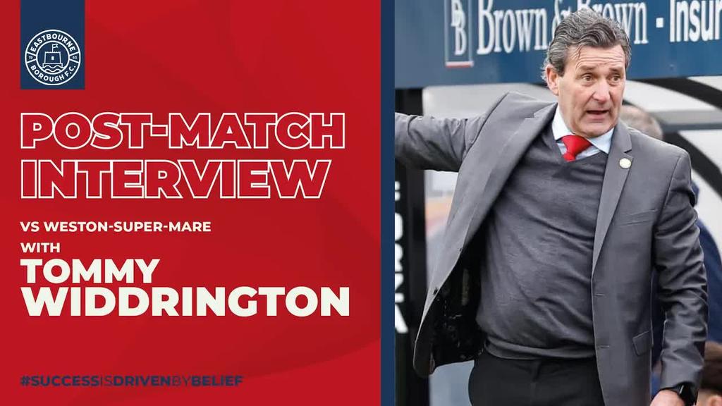 Post Match Interview: The Gaffer on Weston