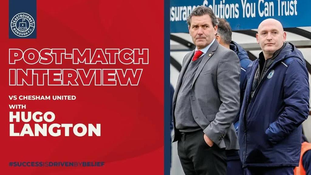 Post Match Interview: Hugo on Chesham