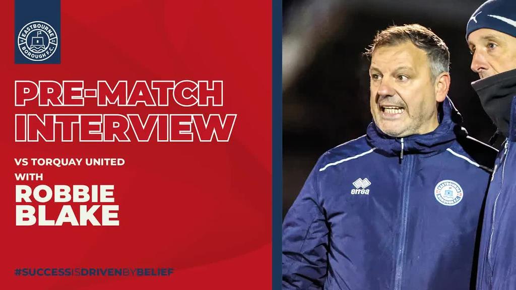 Pre-Match Interview: Robbie Blake on Torquay