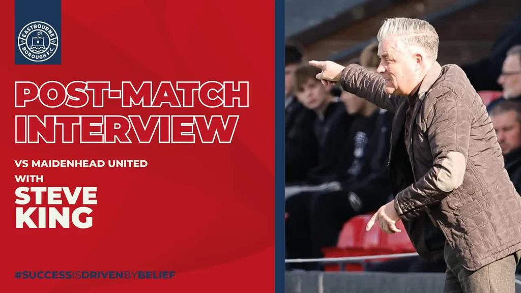 Post Match Interview: Steve King on Maidenhead