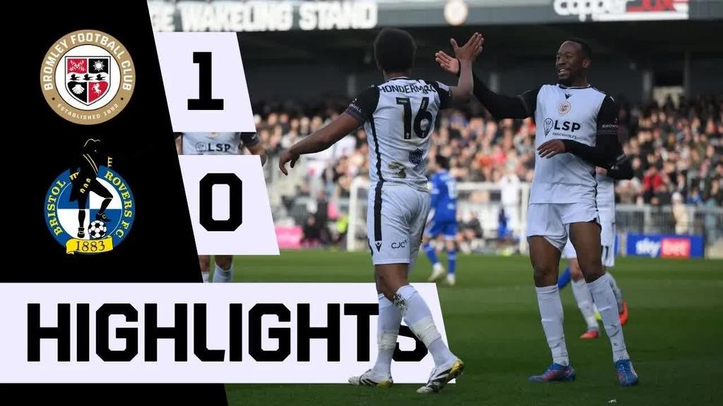 Highlights: Bromley 1-0 Bristol Rovers