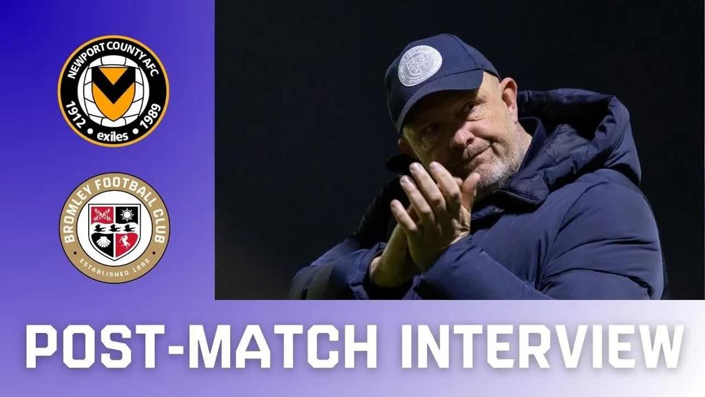 Andy Woodman after our win against Newport County