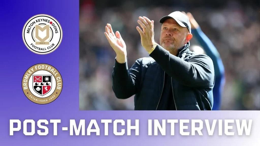 Andy Woodman after our defeat against MK Dons