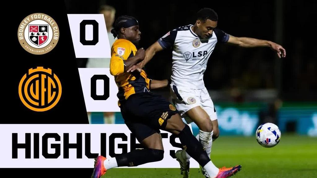 Highlights: Bromley 0-0 Cambridge United