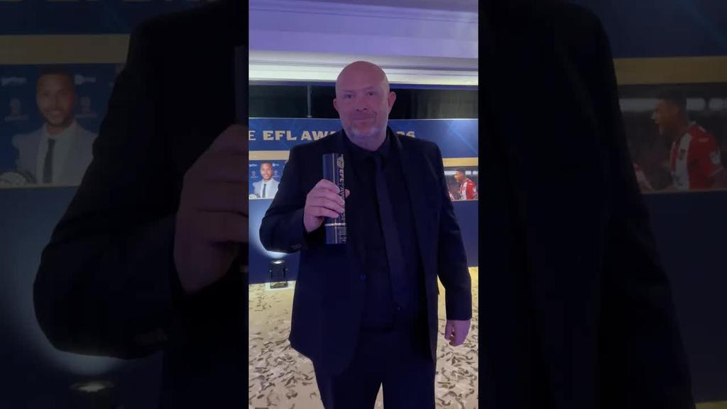 Andy's message after winning Sky Bet League Two Manager of the Year at the EFL awards 🥇