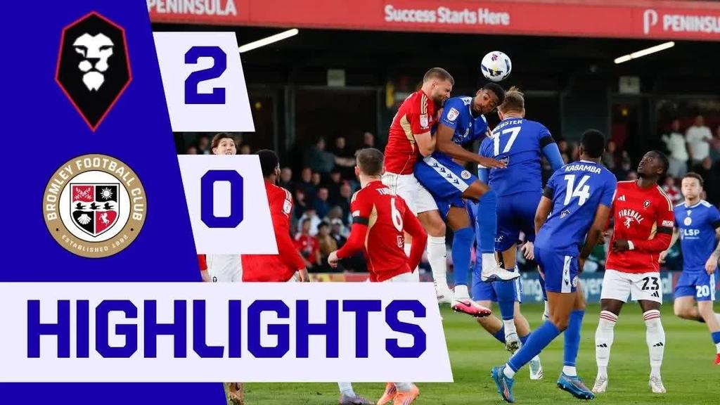 Highlights: Salford City 2-0 Bromley