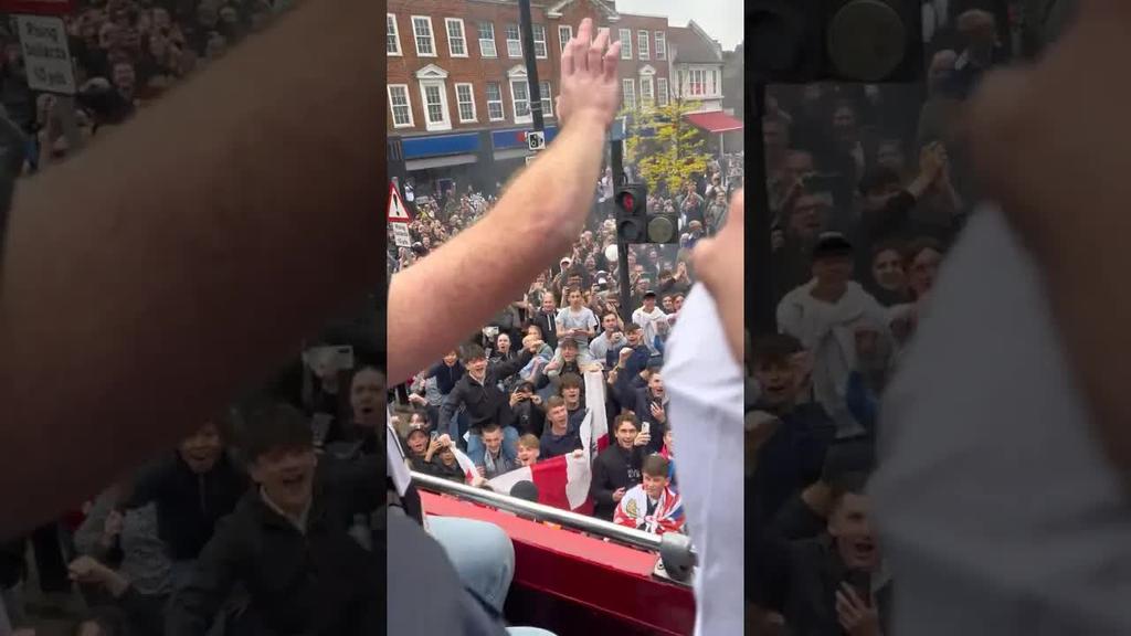 Our Champions Bus Parade 🏆