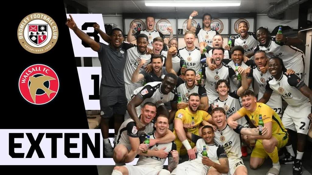 Extended Highlights: Bromley 3-1 Walsall