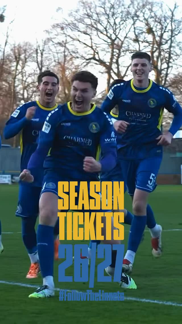 🎟️ Season Tickets 26/27 - #followthelinnets