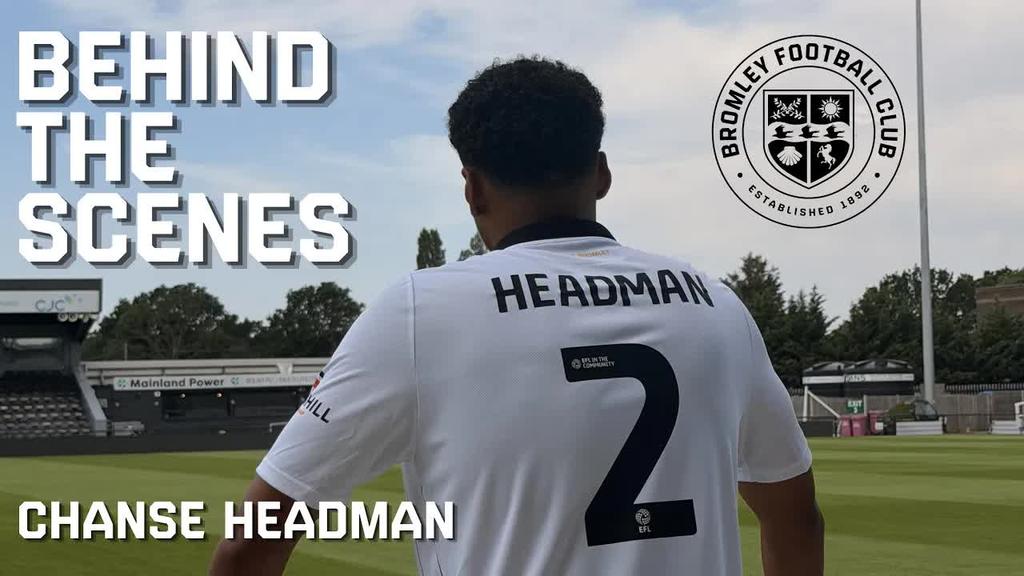 Behind The Scenes with Chanse Headman